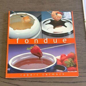 Fondue Cookbook by - Orange Cover